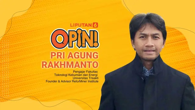 Pengajar Fakultas Teknologi Kebumian dan Energi Universitas Trisakti  dan Founder & Advisor ReforMiner Institute